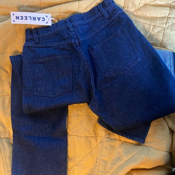 RARE Carleen Carpenter Jeans in Dark Rinse - size 6 - Picture 7 of 7
